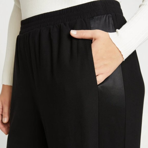 Universal Standard Tux Double Luxe Pants Black Size S (aka 14/16) - Picture 2 of 7